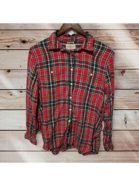 Denim & Supply Plaid Flannel Size Large